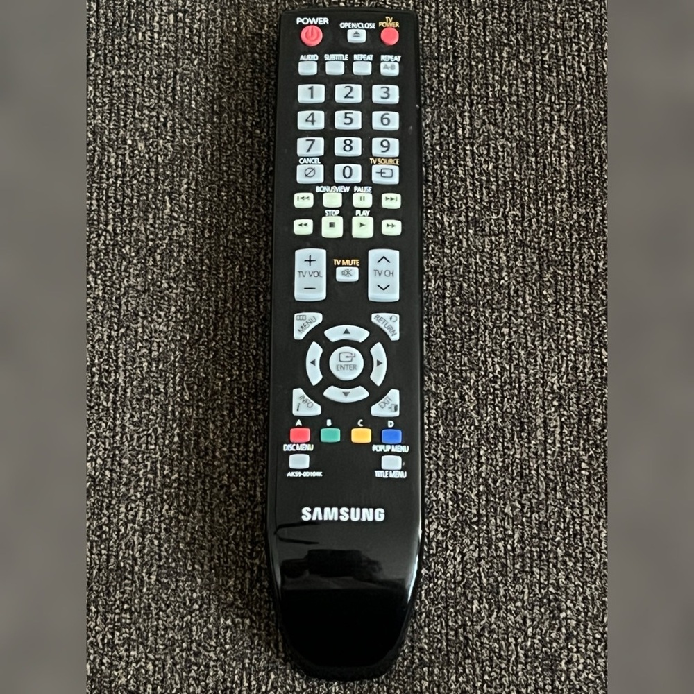 Samsung AK59-00104K Remote Control for Samsung Blu-ray Player